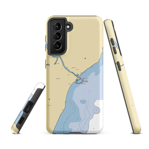 Captain K's Landing (Algoma, WI) NOAA Chart Samsung Phone Case