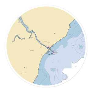 Captain K's Landing (Algoma, WI) NOAA Chart Sticker