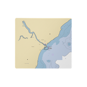 Algoma Marina (Algoma, WI) NOAA Chart  Gaming Mouse Pad