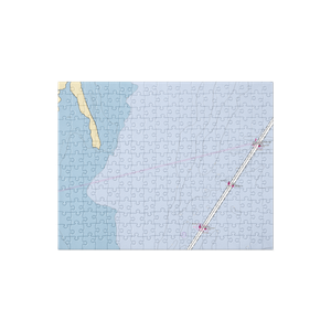 Windjammers Sailing Club (Little Suamico, WI) NOAA Chart Jigsaw Puzzle