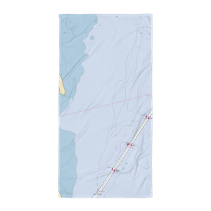 Windjammers Sailing Club (Little Suamico, WI) NOAA Chart Towel