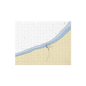 Black River Harbor Marina (Ramsay, MI) NOAA Chart Jigsaw Puzzle