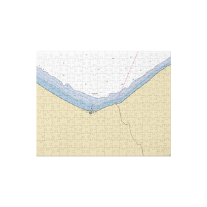 Iron County Forestry Department (Saxon Harbor Marina) (Saxon, WI) NOAA Chart Jigsaw Puzzle