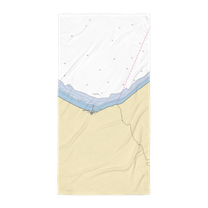 Iron County Forestry Department (Saxon Harbor Marina) (Saxon, WI) NOAA Chart Towel