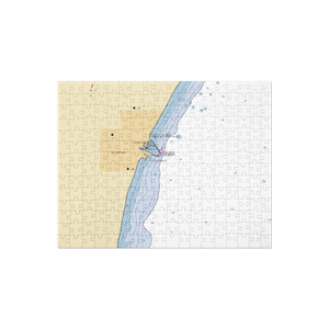 Port Washington Municipal Marina (Port Washington, WI) NOAA Chart Jigsaw Puzzle