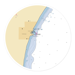 Port Washington Municipal Marina (Port Washington, WI) NOAA Chart Sticker