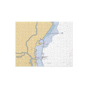 Milwaukee Yacht Club (Milwaukee, WI) NOAA Chart Jigsaw Puzzle