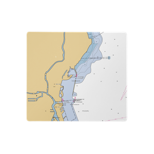 Milwaukee Yacht Club (Milwaukee, WI) NOAA Chart  Gaming Mouse Pad