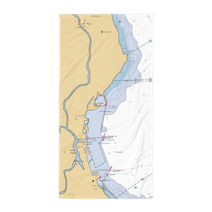 Milwaukee Community Sailing Center (Milwaukee, WI) NOAA Chart Towel