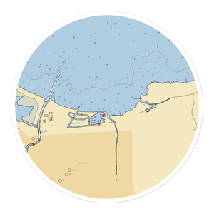 Marina on the Rock (Mount Calvary, WI) NOAA Chart Sticker