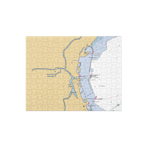 Lakeshore State Park Marina (Milwaukee, WI) NOAA Chart Jigsaw Puzzle