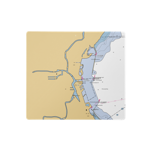 Lakeshore State Park Marina (Milwaukee, WI) NOAA Chart  Gaming Mouse Pad