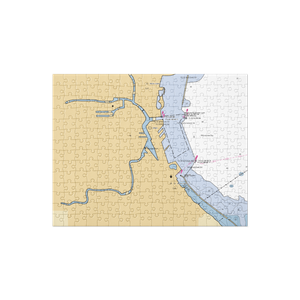 Horny Goat Marina (Milwaukee, WI) NOAA Chart Jigsaw Puzzle