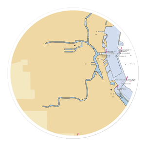 Pier Milwaukee (Milwaukee, WI) NOAA Chart Sticker