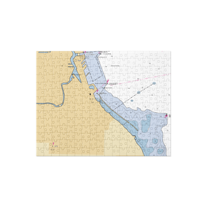 South Shore Yacht Club (Milwaukee, WI) NOAA Chart Jigsaw Puzzle