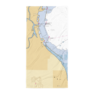 South Shore Yacht Club (Milwaukee, WI) NOAA Chart Towel