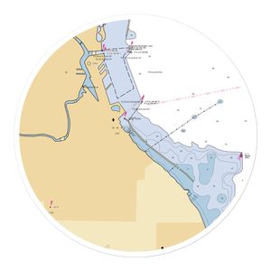 South Shore Yacht Club (Milwaukee, WI) NOAA Chart Sticker