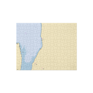 Calumet Harbor Marina (Malone, WI) NOAA Chart Jigsaw Puzzle