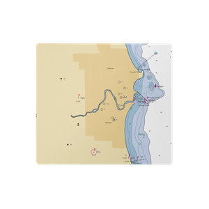 M & H Outboard (Kohler, WI) NOAA Chart  Gaming Mouse Pad