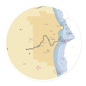 M & H Outboard (Kohler, WI) NOAA Chart Sticker