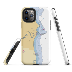 Sheboygan Riverfront (Kohler, WI) NOAA Chart  Tough iPhone Case