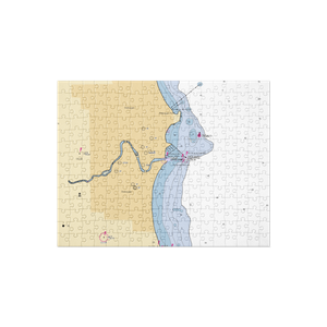 Sheboygan Riverfront (Kohler, WI) NOAA Chart Jigsaw Puzzle