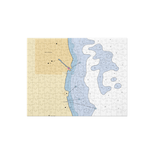 South Milwaukee Yacht Club (Cudahy, WI) NOAA Chart Jigsaw Puzzle