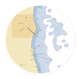 South Milwaukee Yacht Club (Cudahy, WI) NOAA Chart Sticker