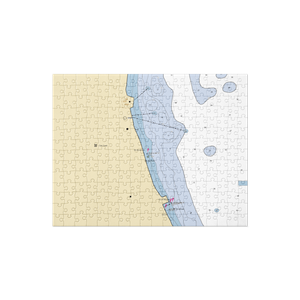 Milwaukee County Bender Park Harbor (Oak Creek, WI) NOAA Chart Jigsaw Puzzle