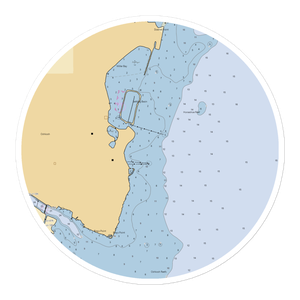 Mercury Marine Division Of Brunswick (Oshkosh, WI) NOAA Chart Sticker