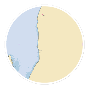 Kubasta's Landing (Oshkosh, WI) NOAA Chart Sticker