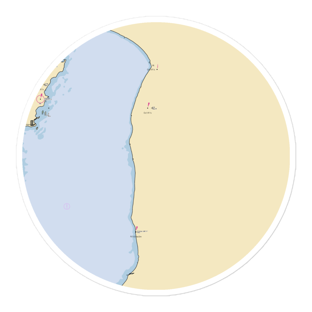 Skipper Buds Oshkosh Marina (Oshkosh, WI) NOAA Chart Sticker 