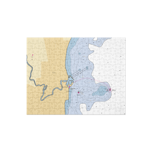 Racine Yacht Club (Racine, WI) NOAA Chart Jigsaw Puzzle