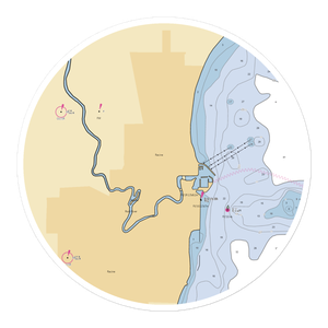 Racine Riverside Marine (Racine, WI) NOAA Chart Sticker