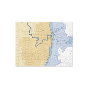 Azarian and Sons Marina (Racine, WI) NOAA Chart Jigsaw Puzzle