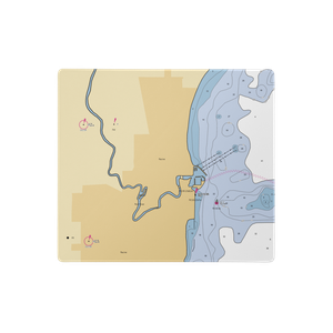 The Boat House of Racine (Racine, WI) NOAA Chart  Gaming Mouse Pad