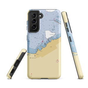 Ashland Marina (Washburn, WI) NOAA Chart Samsung Phone Case