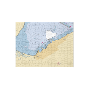 Ashland Marina (Washburn, WI) NOAA Chart Jigsaw Puzzle