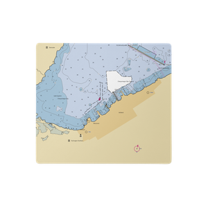 Ashland Marina (Washburn, WI) NOAA Chart  Gaming Mouse Pad