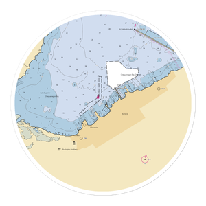 Ashland Marina (Washburn, WI) NOAA Chart Sticker