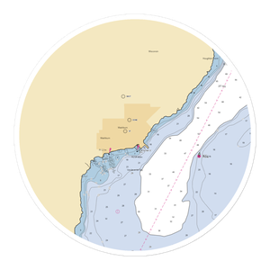 Washburn Marina (Washburn, WI) NOAA Chart Sticker