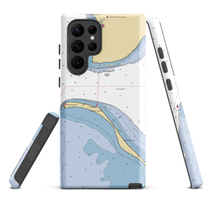 Long Island Lapointe Light NPS Dock (La Pointe, WI) NOAA Chart Samsung Phone Case