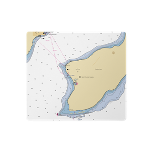 Madeline Island Yacht Club (La Pointe, WI) NOAA Chart  Gaming Mouse Pad