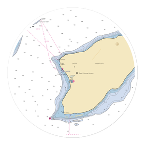 Madeline Island Yacht Club (La Pointe, WI) NOAA Chart Sticker