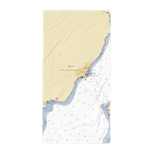 Apostle Islands Yacht Club (Bayfield, WI) NOAA Chart Towel