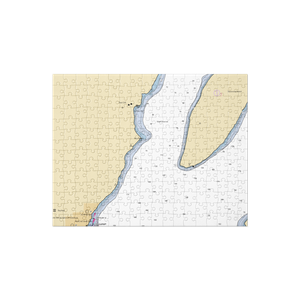 Roy's Point Marina (La Pointe, WI) NOAA Chart Jigsaw Puzzle