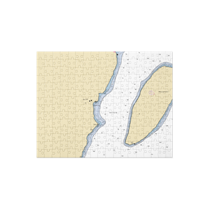 Buffalo Bay Marina (La Pointe, WI) NOAA Chart Jigsaw Puzzle