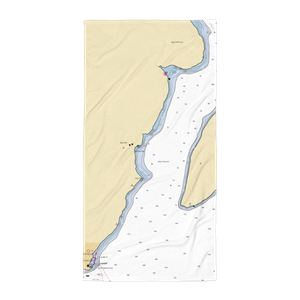 Buffalo Bay Marina (La Pointe, WI) NOAA Chart Towel