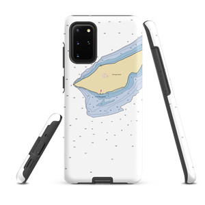 Michigan Island Lighthouse NPS Dock (La Pointe, WI) NOAA Chart Samsung Phone Case