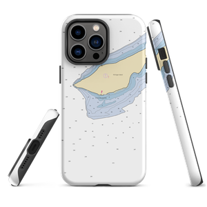 Michigan Island Lighthouse NPS Dock (La Pointe, WI) NOAA Chart  Tough iPhone Case